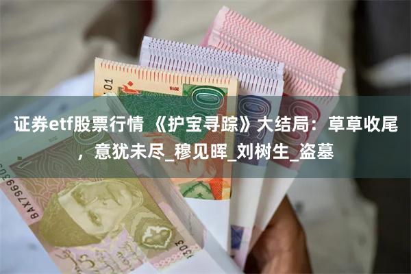 证券etf股票行情 《护宝寻踪》大结局：草草收尾，意犹未尽_穆见晖_刘树生_盗墓