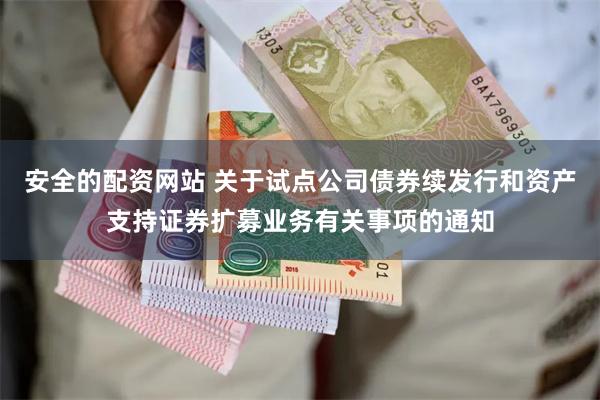 安全的配资网站 关于试点公司债券续发行和资产支持证券扩募业务有关事项的通知