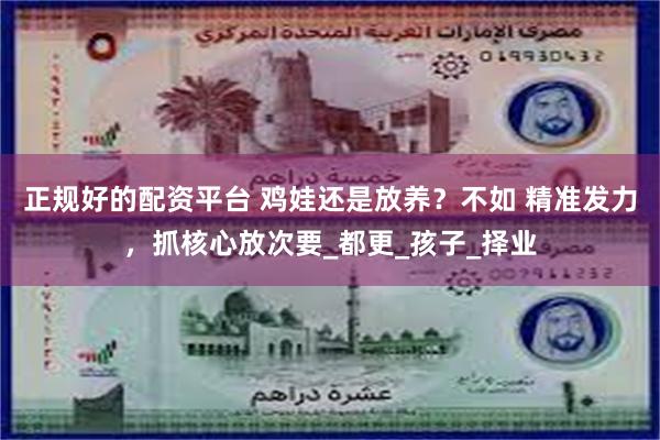 正规好的配资平台 鸡娃还是放养？不如 精准发力，抓核心放次要_都更_孩子_择业